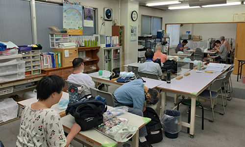 片付け・終了の写真